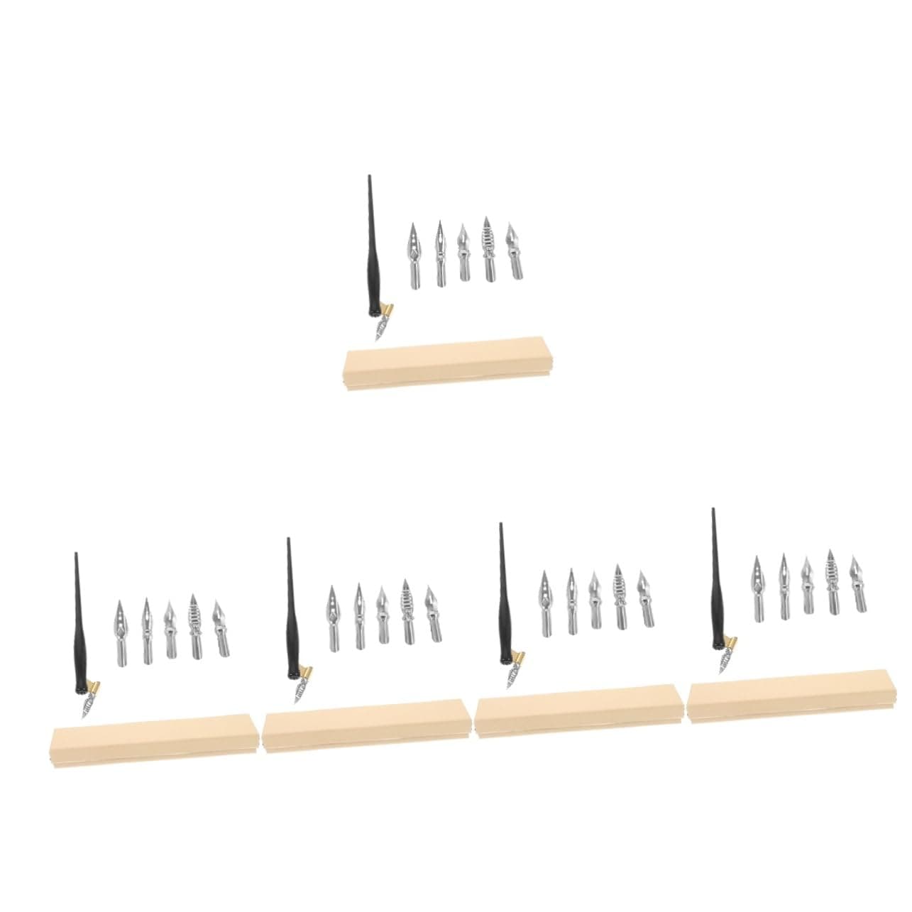 Operitacx 5 Ensembles Stylos de Feutre Incliné Marqueur S'agiter Rechargeable Pour Adulte Coloriage et Écriture - Crayon