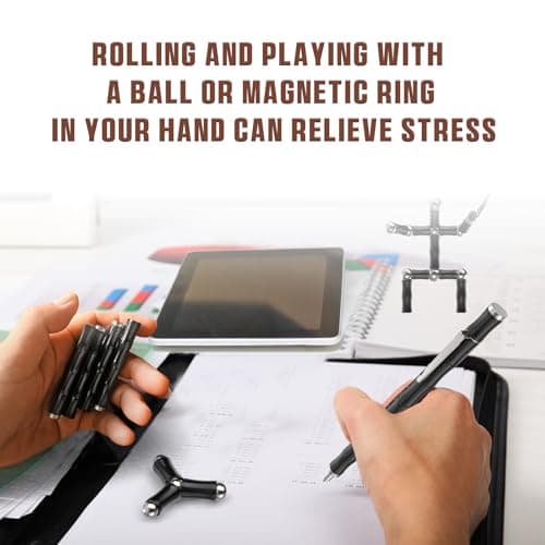 Stylo Magnétique Tigerhu, Stylo À Bille Gadget Insolite Pour Tous Les Âges, Cadeau Fête des Pères