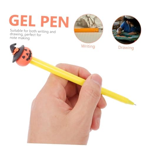 Housoutil 30 Pièces Lot de Stylos Gel Halloween Thème Cartoon pour Étudiants École Fournitures Scolaires Ludiques Design