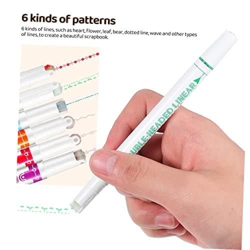 Housoutil 4 Ensembles Double Tip Fluorescent Pens Set Pour Études Avec Roller Et Brosses fines Pour Planificateur et Bri