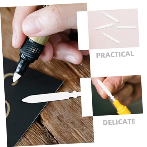 NUOBESTY Ensembles Pointe De Stylo À Huile Acrylic Paint Pens Marqueurs Permanent 50 Pièces Pour Artistes Mature