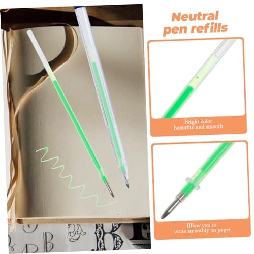 DOITOOL Recharge fluorescence art pour stylos gel enfants créatifs 100Pièces Plastique