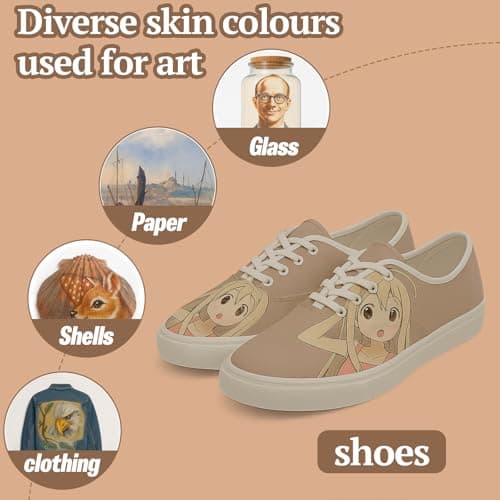 Marqueur Peinture Acrylique Mockredn - 22 Couleurs Skin Pro Color Series, Non Toxique, Base d'eau, 0,7 mm, Idéal pour Br