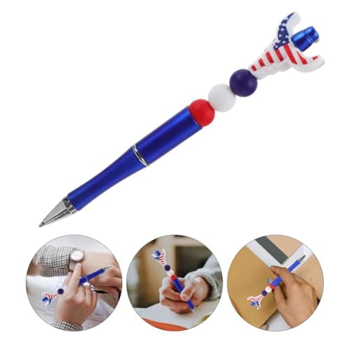 Gadpiparty Stylo en silicone de dessin animé bleu pour étudiants écrivant stylo Gel de silice
