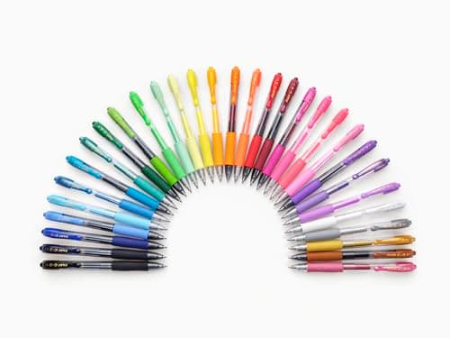PILOT - Lot de 4 stylos roller à encre gel rétractables et rechargeables - Stylos en plastique recyclé - Idéal pour étud
