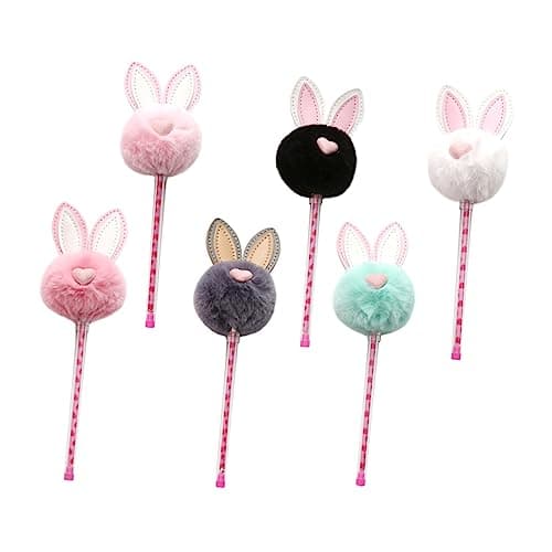 NUOBESTY Stylo-gel 0,5 Mm pour Étudiants en Dessin, Pièces: 9, Animé Lapin