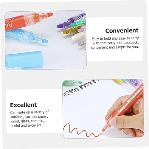 DIYEAH 12 Pièces De Peinture à Eau Pour Dessinateurs Et Scrapbookeurs Feutres Pour Art Et Doodle - Sélections Populaires