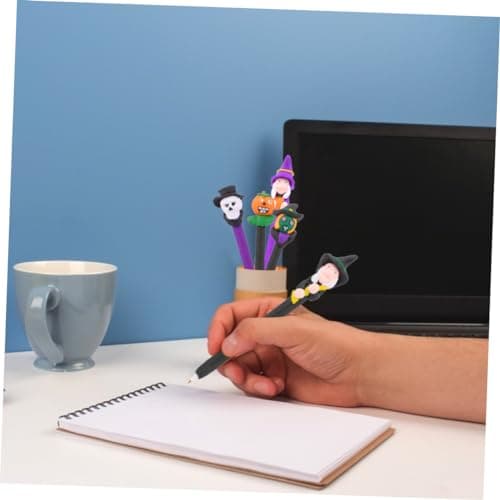 VILLCASE Stylos À Bille Halloween Étanche Polymère Adorables Ensembles 7 Pièces