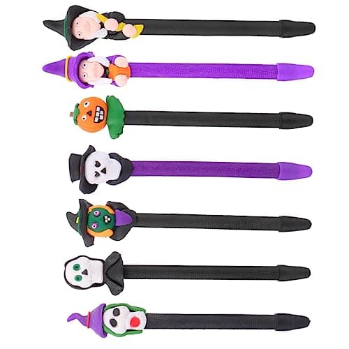 VILLCASE Stylos À Bille Halloween Étanche Polymère Adorables Ensembles 7 Pièces