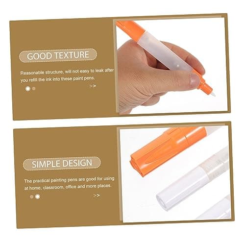 Marqueurs rechargeables Operitacx pour dessin - Lot de 4 - Idéal pour artistes - École et maison - 4 couleurs - 9,5 cm