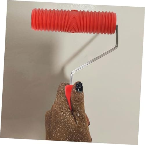 SHINEOFI pinceau à peindre texturé enargile diatomé avec manche en plastique pour décoration murale ShINEOFI Style Aléat