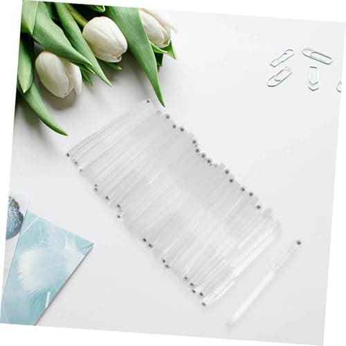 Gatuida 100 pièces de stylos simples étuis vides pour recharge et ergonomiques pour étudiants et bureaux