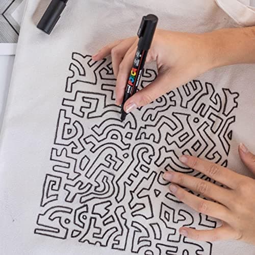 POSCA - Marqueurs à Base d'Eau pour Peinture - Pointe Conique et Fine - Tout Support Compatible - Pour Professionnels et