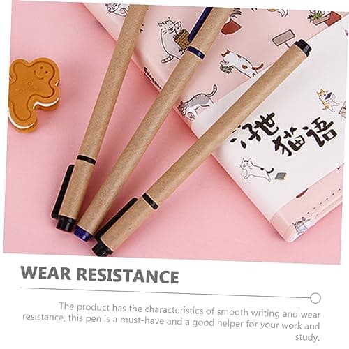 HOODANCOS Stylos à Gel Noire et Bleue 10 Pièces Pour Écriture et Fêtes Étudiants et Parents
