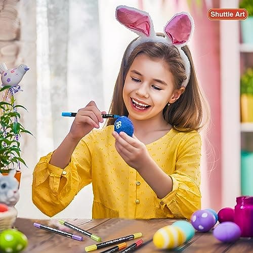 Marqueur acrylique métallique Shuttle Art 28 feutres pour calligraphie et bricolage Global Recycled Standard