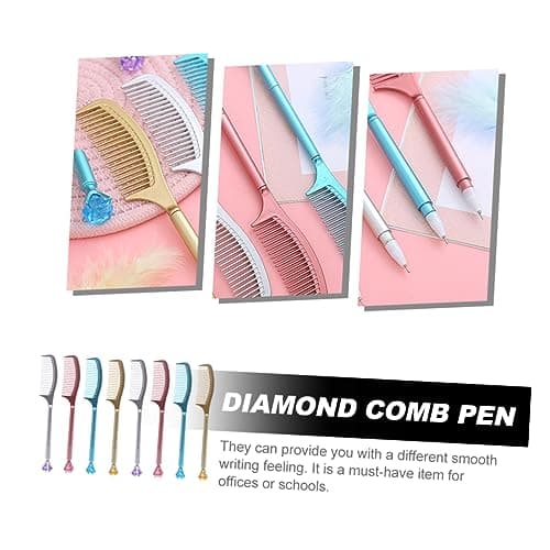DIYEAH Stylos Gel Multifonctionnels 16 Pièces Forme De Peigne Écriture Fluide Amusante Pour Étudiants Fournitures de Bur