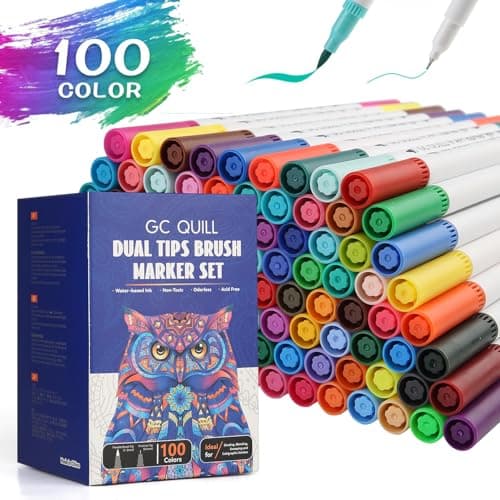 GC QUILL Couleurs Feutres Adulte Enfants Dessin GC-N100W

GC QUILL Feutres Double Pointe Fine GC-N100W

GC QUILL Feutres