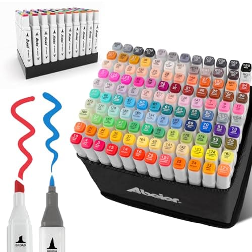 Feutre a alcool 168 couleurs marqueur permanent double pointe pouradultes dessin graffiti DIY art esquisse — 120 Brush