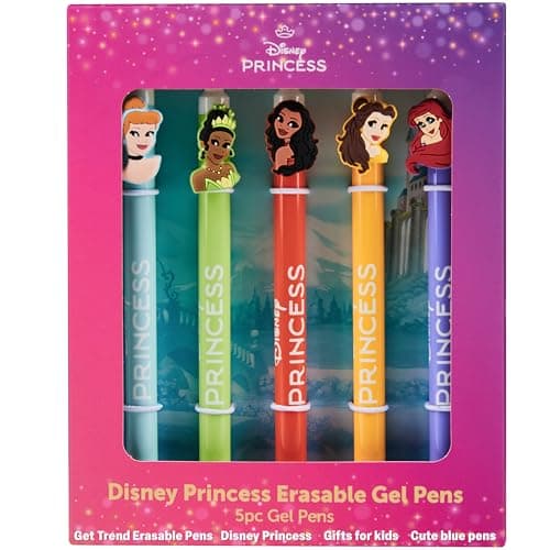 Stylos Harry Potter Effaçables Gel Kawaii pour Enfant Scolarité Encre Bleue (Lot de 5) — Encre Bleu Princess