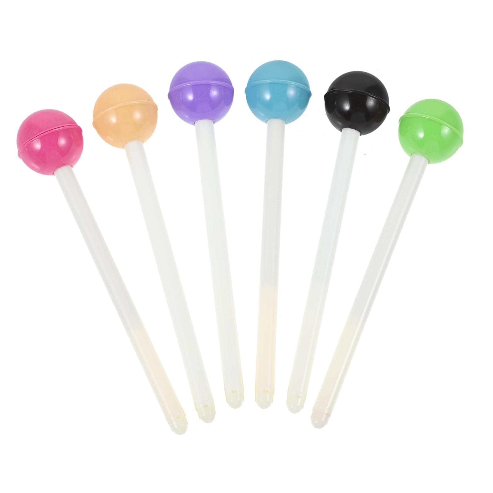 NUOBESTY Stylos Mignons 6 Pièces pour Filles - Fournitures Scolaires Stylo à Encre Gel pour Étudiantes