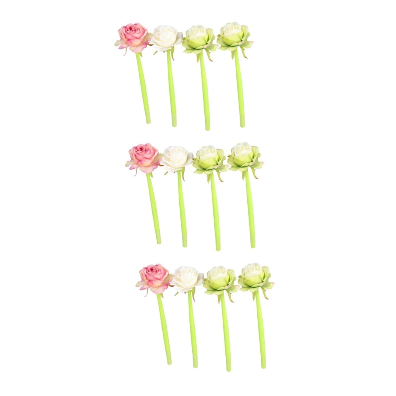 Titre SEO optimisé : Stylos à encre gel rose Lot de 3 pour scolarité et créativité au bureau et à la maison - 4 pièces x