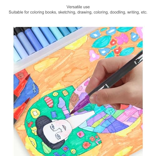 Pinceaux acryliques Marque Artistique, Ensemble de stylos pinceaux aquarelle avec pointe fine, Idéal pour artistes début