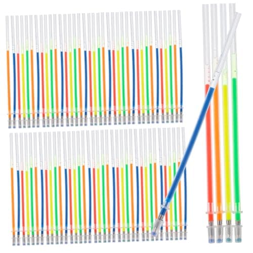 DOITOOL Recharge fluorescence art pour stylos gel enfants créatifs 100Pièces Plastique