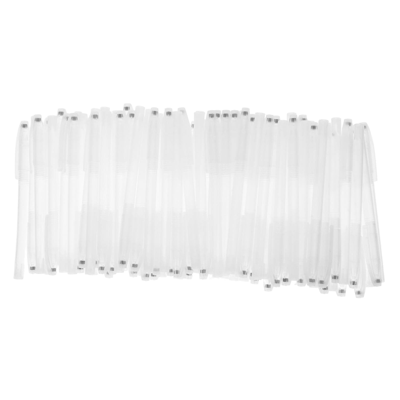 UKCOCO 100 pièces étuis transparents vides pour stylos gel ergonomiques, fuite-prévenus, pratiques pour étudiants et fou