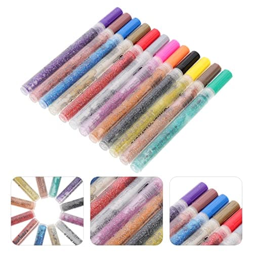 COHEALI Marqueurs À Gel Pailletés Multicolores Pour Art Et Bricolage Couleurs Éclatantes Convient Pour Artiste Entraînem