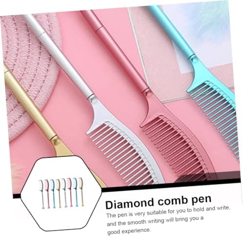 DIYEAH Stylos Gel Multifonctionnels 16 Pièces Forme De Peigne Écriture Fluide Amusante Pour Étudiants Fournitures de Bur
