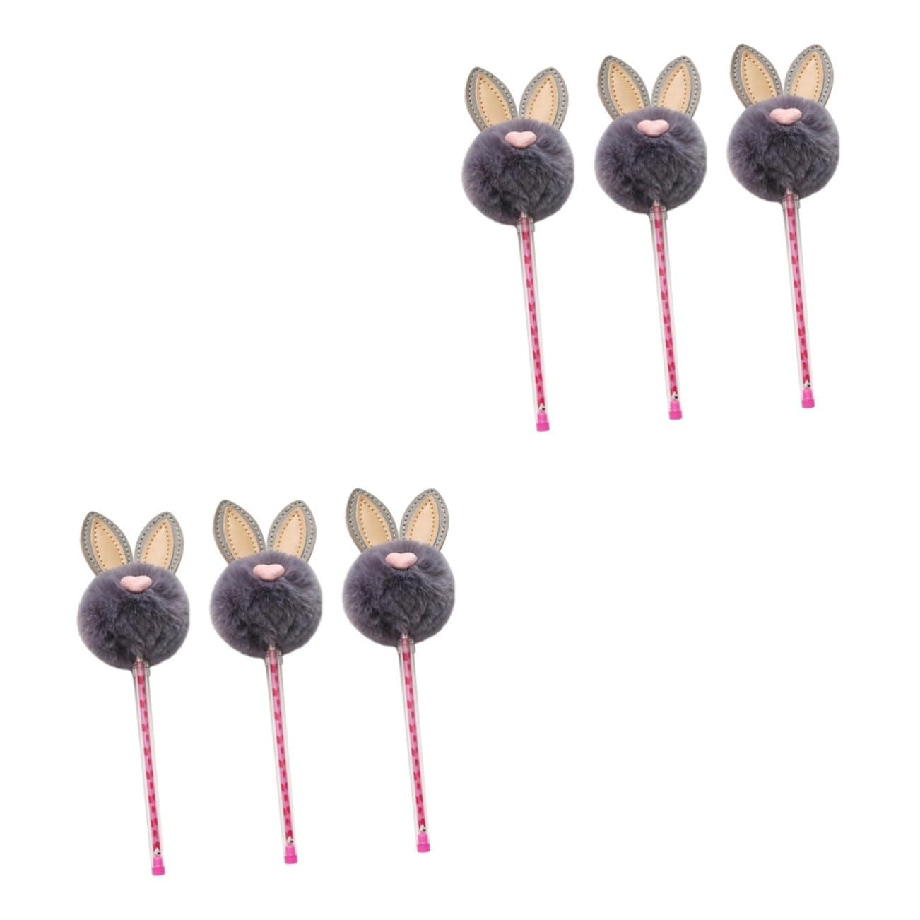 STOBOK Stylos Neutres 0,5 Mm pour Étudiant - 6 Pièces Stylos Gel avec Pointe Fine pour Dessin et Écriture