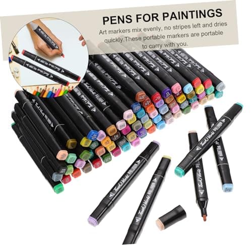 <think>
Okay, I need to create a new product title in French for the DIYEAH double-tipped markers. The original title is