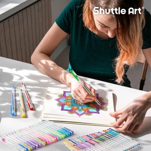 Stilleux gel pailleté Shuttle Art 240 pièces | idéal pour l'art et la créativité | recyclé_standard