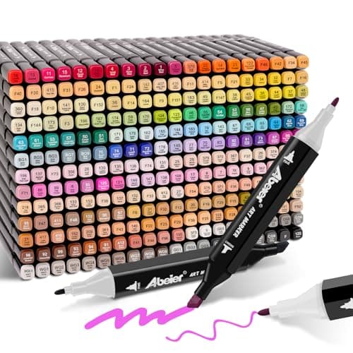 Feutre a alcool 168 couleurs marqueur permanent double pointe pouradultes dessin graffiti DIY art esquisse — 262 Couleurs