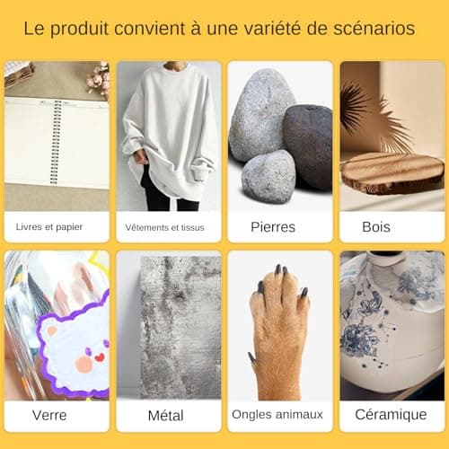 Yiohejy Marqueurs Acryliques Feutres Peinture Double Pointe 36 Pièces pour Dessin Calligraphie Bois Métal Verre Céramiqu