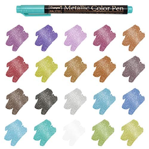 Willingood marqueurs métalliques de qualité supérieure pour scrapbooking et loisirs créatifs