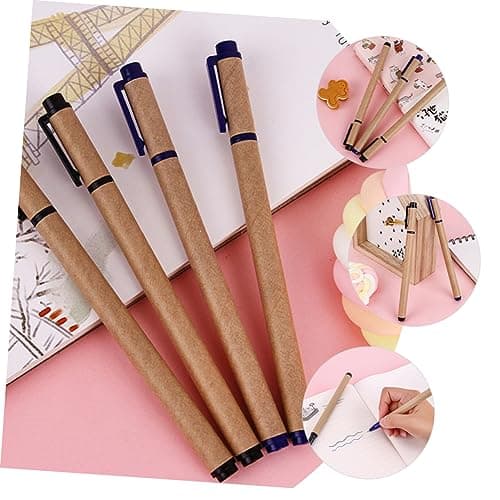 HOODANCOS Stylos à Gel Noire et Bleue 10 Pièces Pour Écriture et Fêtes Étudiants et Parents