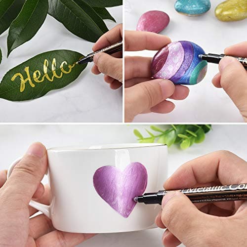 Willingood marqueurs métalliques de qualité supérieure pour scrapbooking et loisirs créatifs