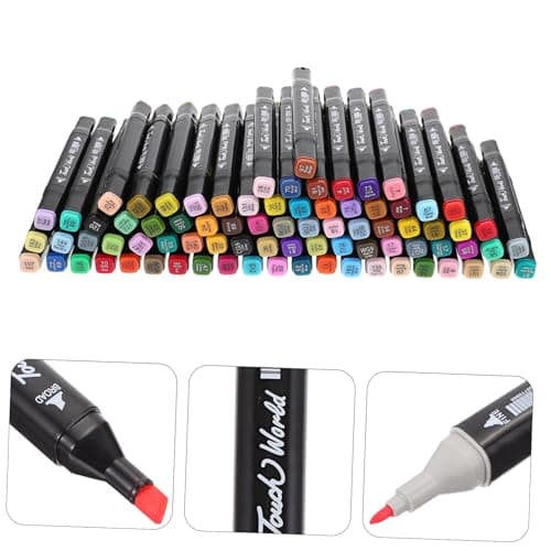 DIYEAH Lot de 80 Marqueurs Créatifs Polyvalents pour Beaux-Arts et Illustration - Idéal pour Artistes et Enfants - Grand