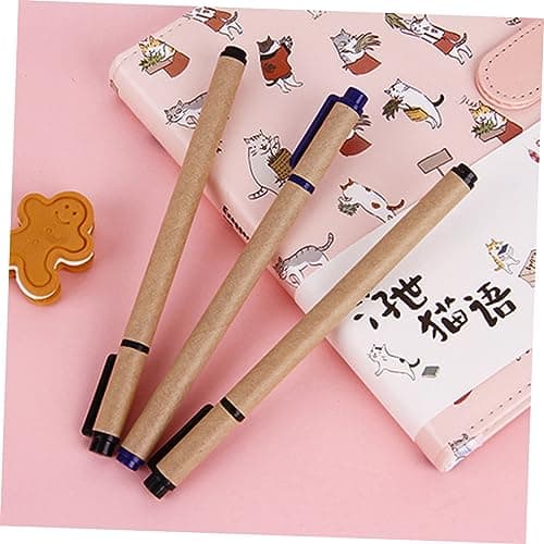 HOODANCOS Stylos à Gel Noire et Bleue 10 Pièces Pour Écriture et Fêtes Étudiants et Parents