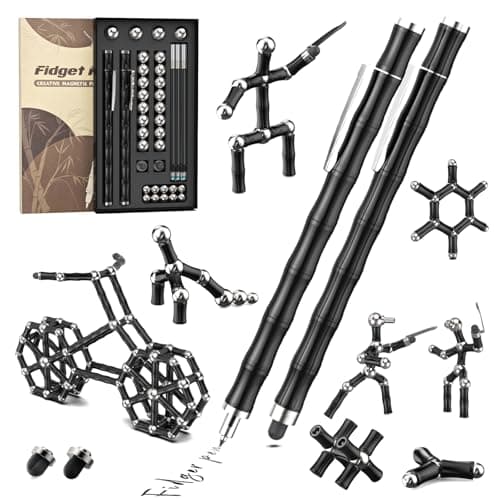Stylo Magnétique Tigerhu, Stylo À Bille Gadget Insolite Pour Tous Les Âges, Cadeau Fête des Pères