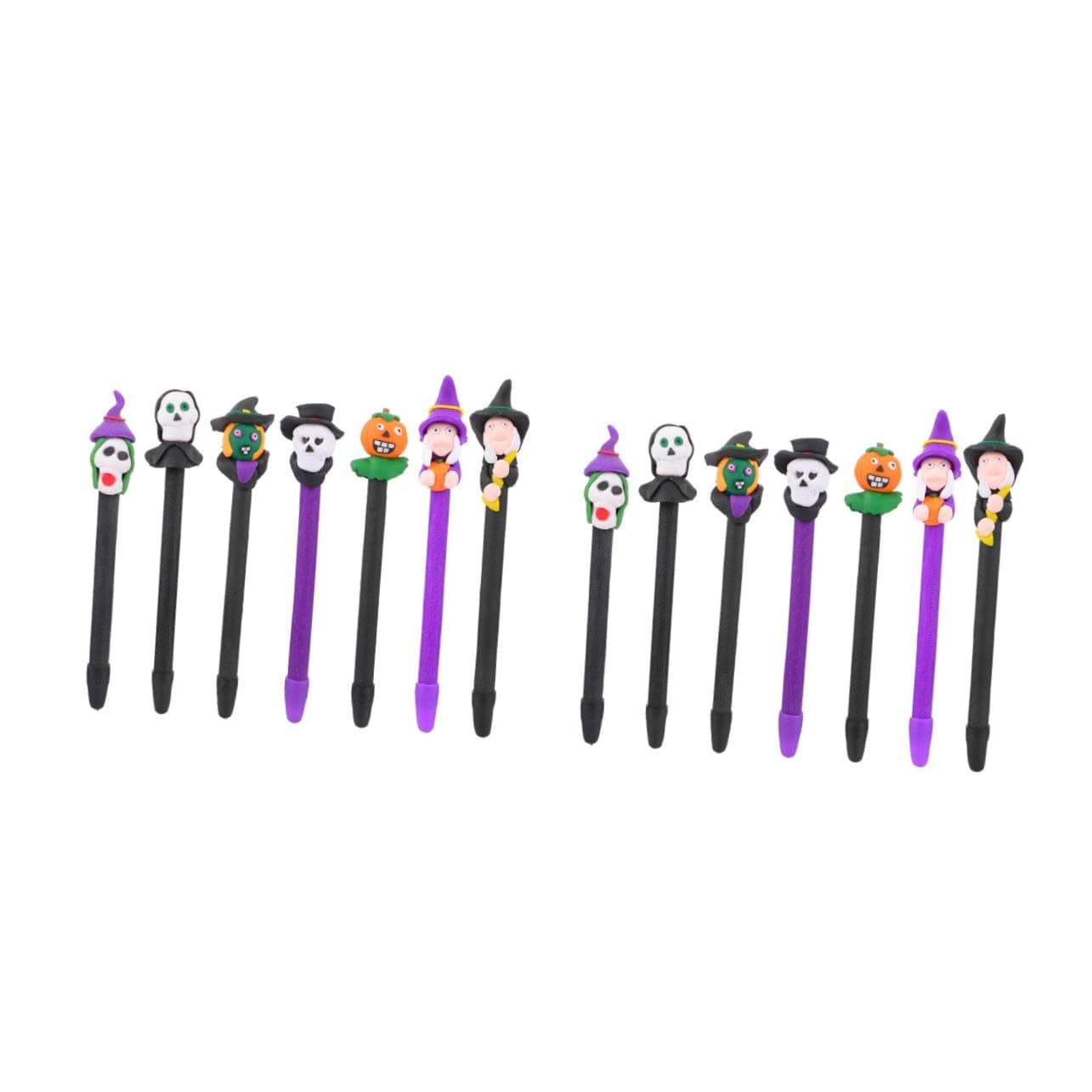 VILLCASE Stylos À Bille Halloween Étanche Polymère Adorables Ensembles 7 Pièces