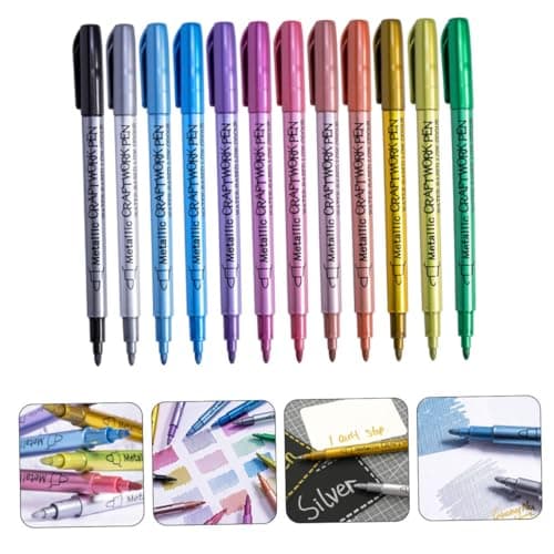 DIYEAH 36 pièces métalliques pour peinture et arts à peindre pour cachets cire et séchent rapidement pour divers support