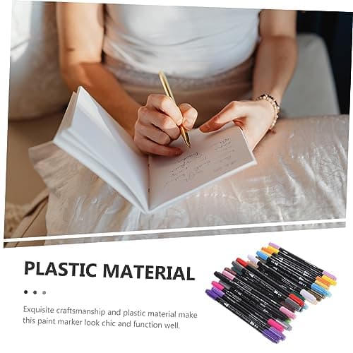 DIYEAH Ensemble Acrylique Double Pointe pour Peinture Créative - Ados et Adulti - Ateliers et Événements - 1 Ensemble -