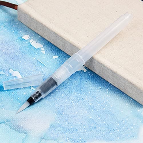 Lurrose 2 Ensembles Brush Pen Buse Liquide Scellant Nylon Pour Dessinateurs Professionnels Art Supplies