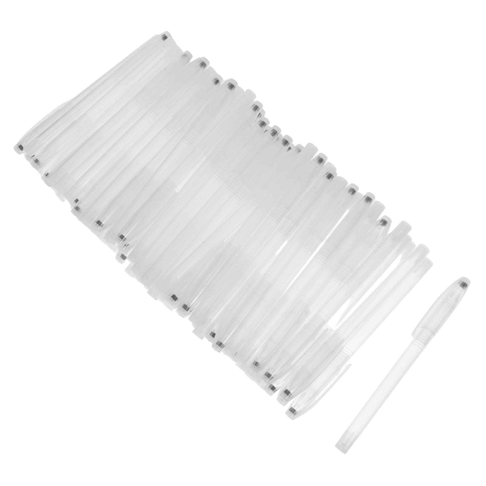 Gatuida 100 pièces de stylos simples étuis vides pour recharge et ergonomiques pour étudiants et bureaux