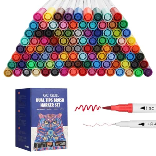 GC QUILL Couleurs Feutres Adulte Enfants Dessin GC-N100W

GC QUILL Feutres Double Pointe Fine GC-N100W

GC QUILL Feutres