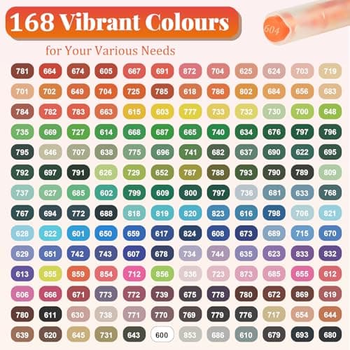 Funnasting 168 Couleurs Feutre Acrylique pour Arts & Crafts et Bricolage pour Adultes et Enfants Découvertes de Peinture
