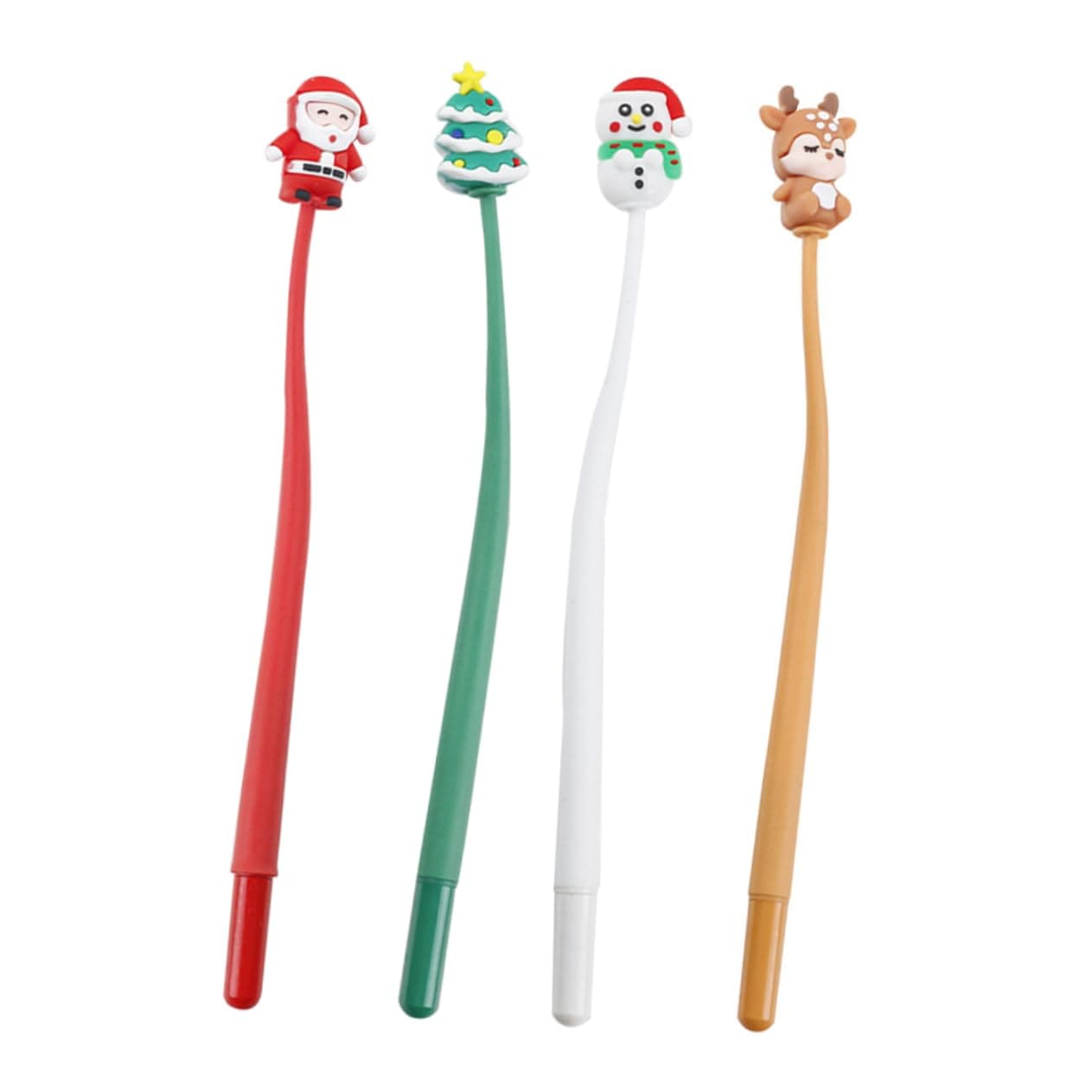 Stylos à gel Cartoon Noël Sewroro 4 pièces Kawaii