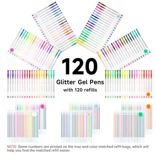 Stilleux gel pailleté Shuttle Art 240 pièces | idéal pour l'art et la créativité | recyclé_standard